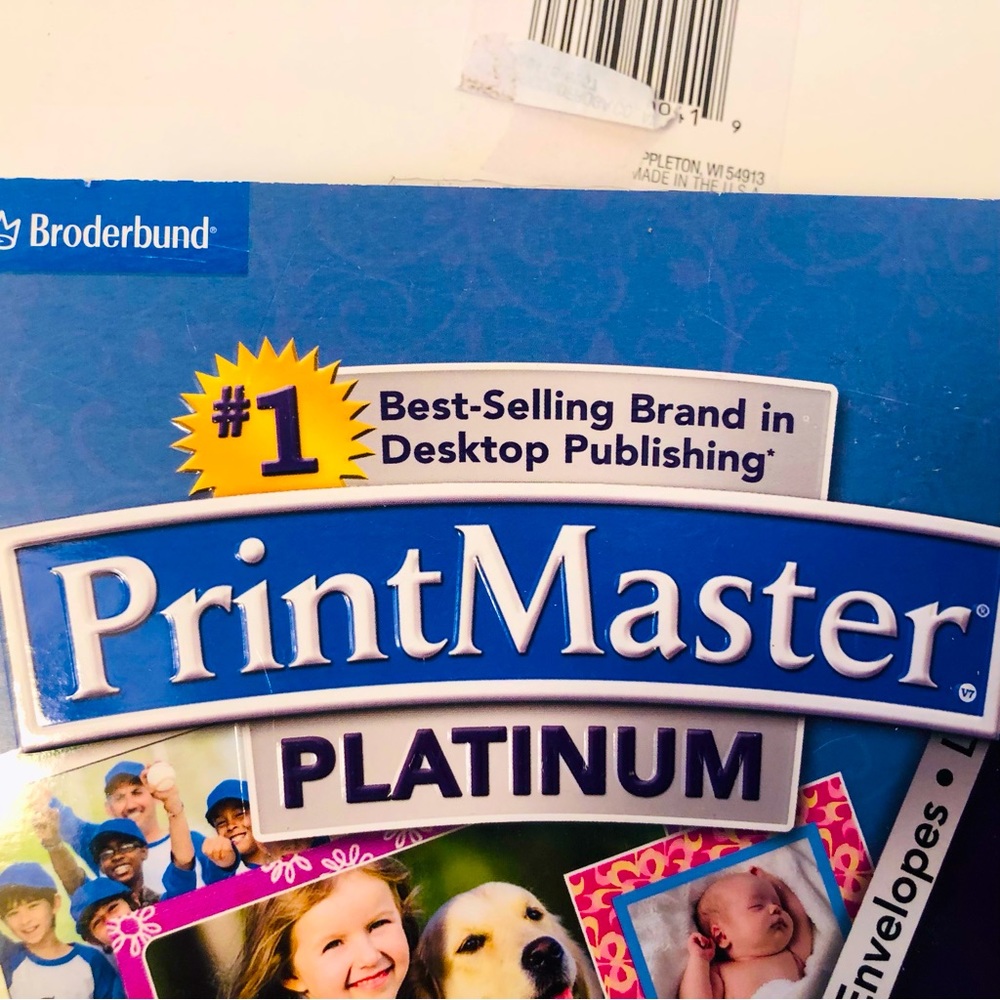 PrintMaster Platinum, V7, Desktop Publishing, #1 Best Selling Brand + Bonus